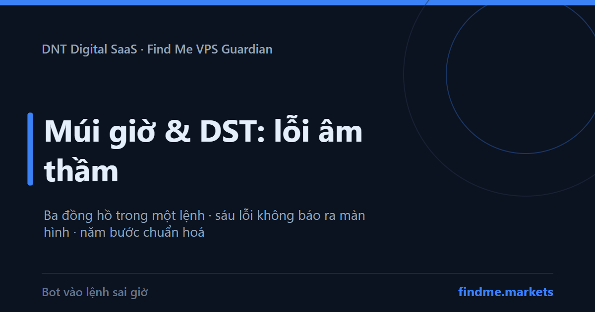 Múi giờ và DST: lỗi âm thầm làm bot chạy sai giờ mỗi năm hai lần
